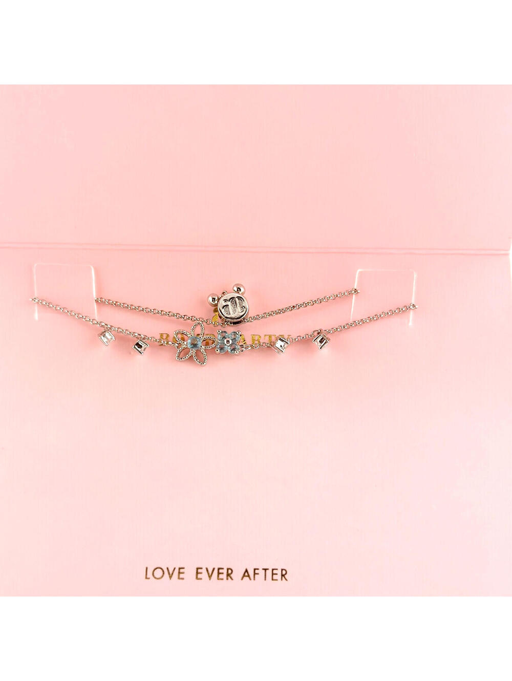 Bomb Party Love Ever After "The Sparkling Floral Necklace" RBP3522 RETRO Blue